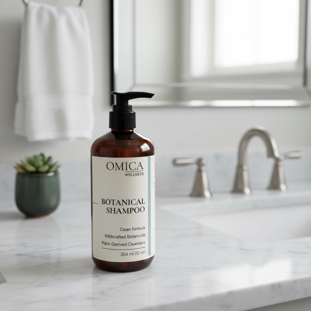 Botanical Shampoo with Herbal Extracts, Enzymes, and Probiotics (12 fl oz)