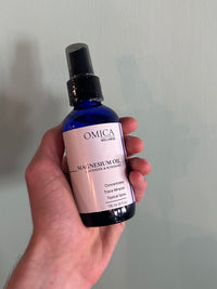 Magnesium Oil Spray – with Biodynamic Organic Lavender and Rosemary Hydrosol (4 fl oz / 118 ml)