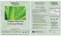 Organic Aloe Vera Extract Gel Powder - Multi-Purpose (100g)