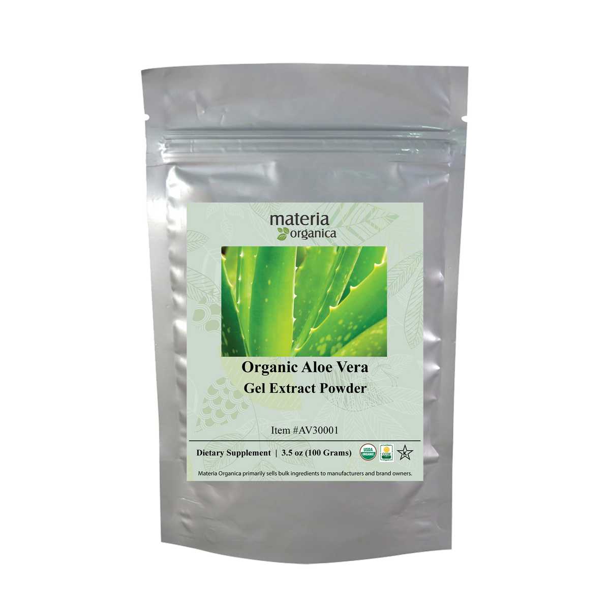 Organic Aloe Vera Extract Gel Powder - Multi-Purpose (100g)