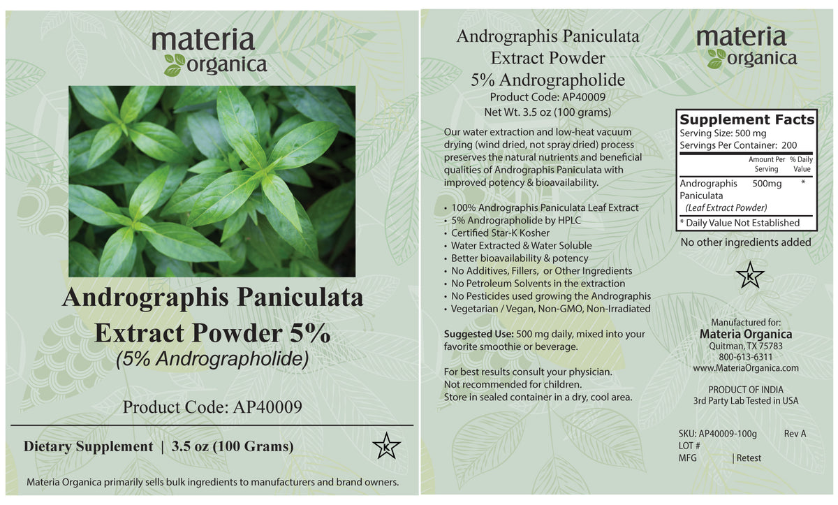Andrographis Paniculata Extract Powder (50g)
