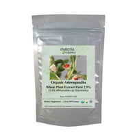 Ashwagandha Whole Plant Extract Paste, 2.5% Withanolides, Organic Item #ASH31102 (3.5 oz / 100 grams)