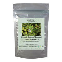 Organic Bacopa Monnieri Extract Powder (100 grams)