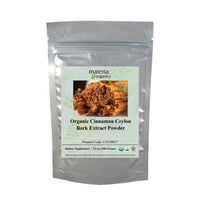 Ceylon Cinnamon Bark Extract Powder, Organic Item #CIN30027 (100 g / 3.5 oz)