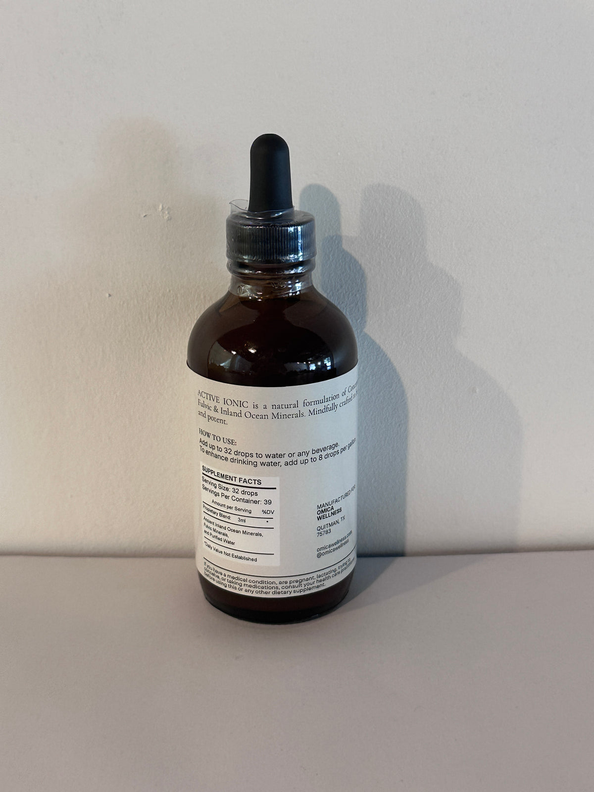 Active Ionic Fulvic Minerals - 70+ Trace Minerals (4 oz)