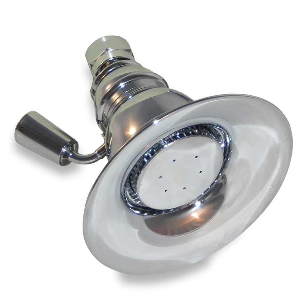 Double Vortex Shower Head | Chrome Plated Brass