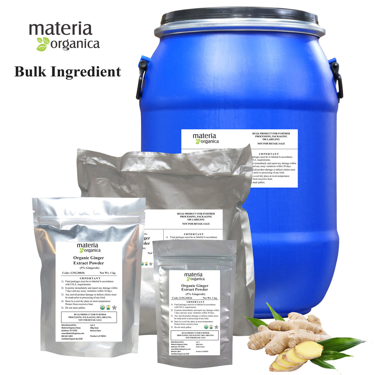 Ginger Extract Powder 5% Gingerol (100g)