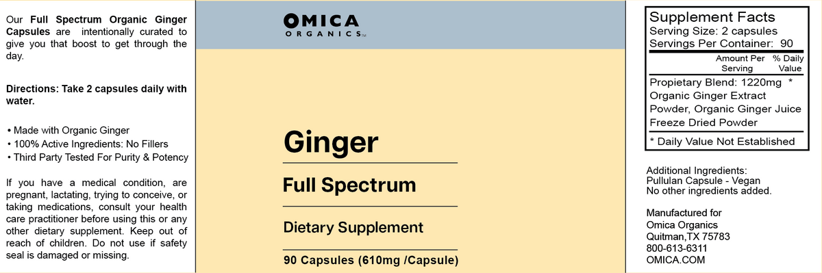Ginger Capsules 90ct