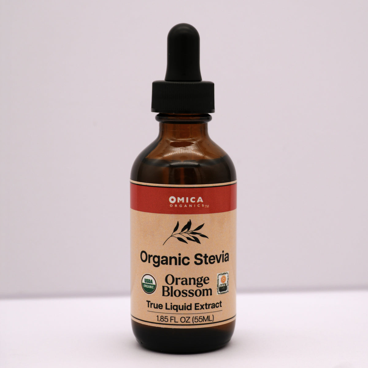 Stevia Liquid, Organic Orange Blossom (formerly "Sweet Blossom", 1.85 fl oz)