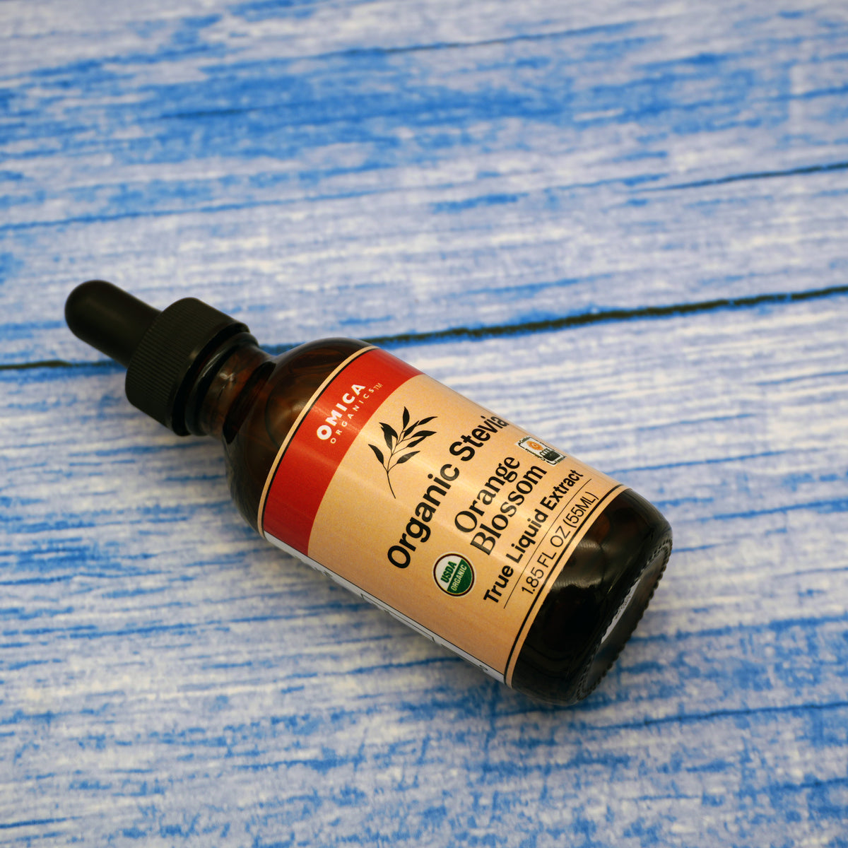 Stevia Liquid, Organic Orange Blossom (formerly "Sweet Blossom", 1.85 fl oz)