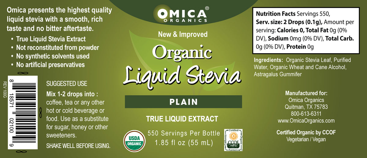 Liquid Stevia - Original, Organic (1.85 fl oz)