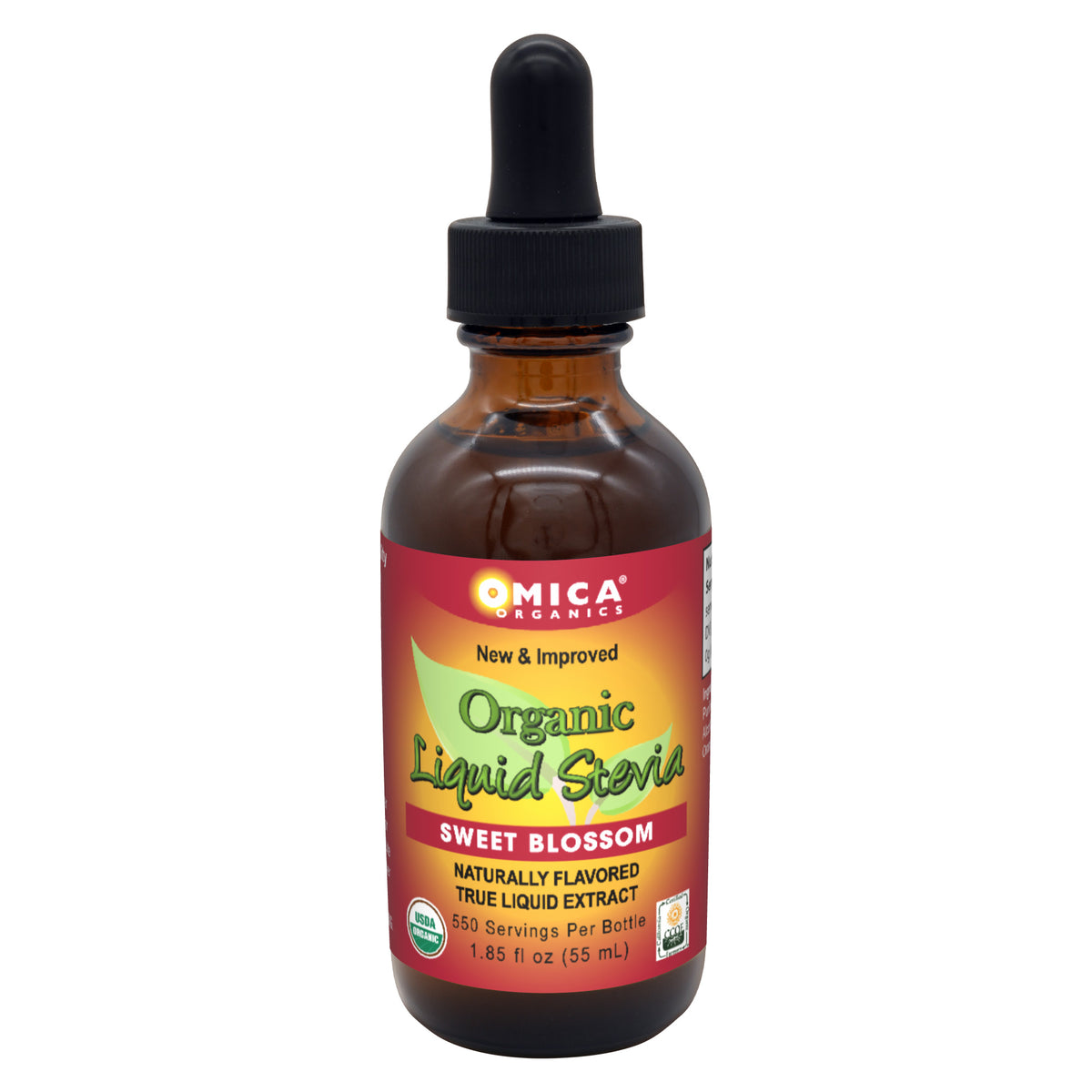 Stevia Liquid, Organic Orange Blossom (formerly "Sweet Blossom", 1.85 fl oz)
