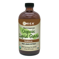 Organic Liquid Stevia - Vanilla (16 fl oz) Bulk Size