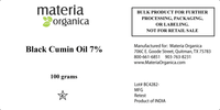 Black Cumin seed Oil 7% (3.5 oz / 100 g)