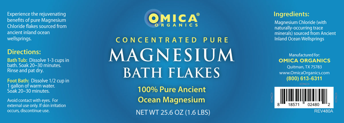 Pure Magnesium Bath Flakes (1.6 lb - 6.5 lb) **