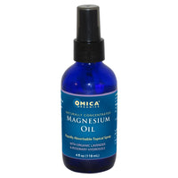 Magnesium Oil Spray – with Biodynamic Organic Lavender and Rosemary Hydrosol (4 fl oz / 118 ml)