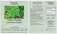 Organic Moringa Leaf Extract Powder - Water-Soluble (100g)