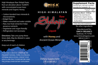 High Himalayan Shilajit Liquid with Raw Honey & Ocean Minerals (2 fl oz)