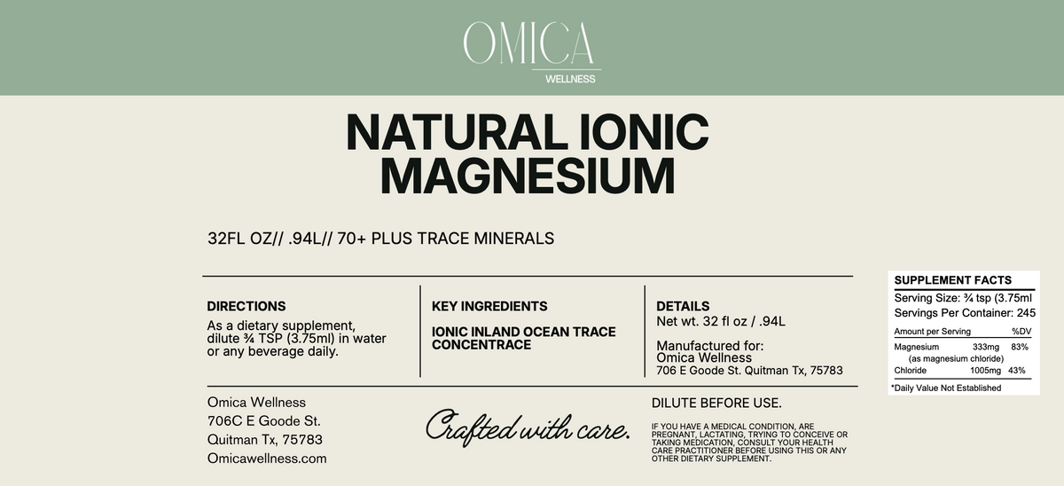 Natural Ionic Magnesium (32 fl oz / 946 mL)**