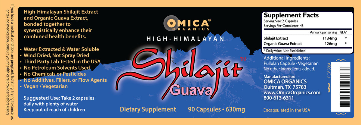 High Himalayan Shilajit with Guava 90 Ct