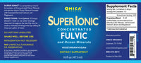 Super Ionic Fulvic Minerals (16 oz / 473 ml) bulk