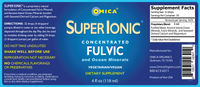 SuperIonic Fulvic Minerals - 70+ Trace Minerals + Calcium & Magnesium (4 oz)