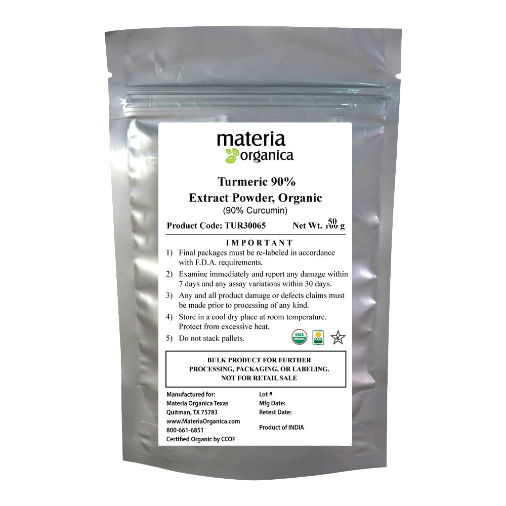 Organic Turmeric Curcumin Extract Powder, 95% Curcumin (100g)