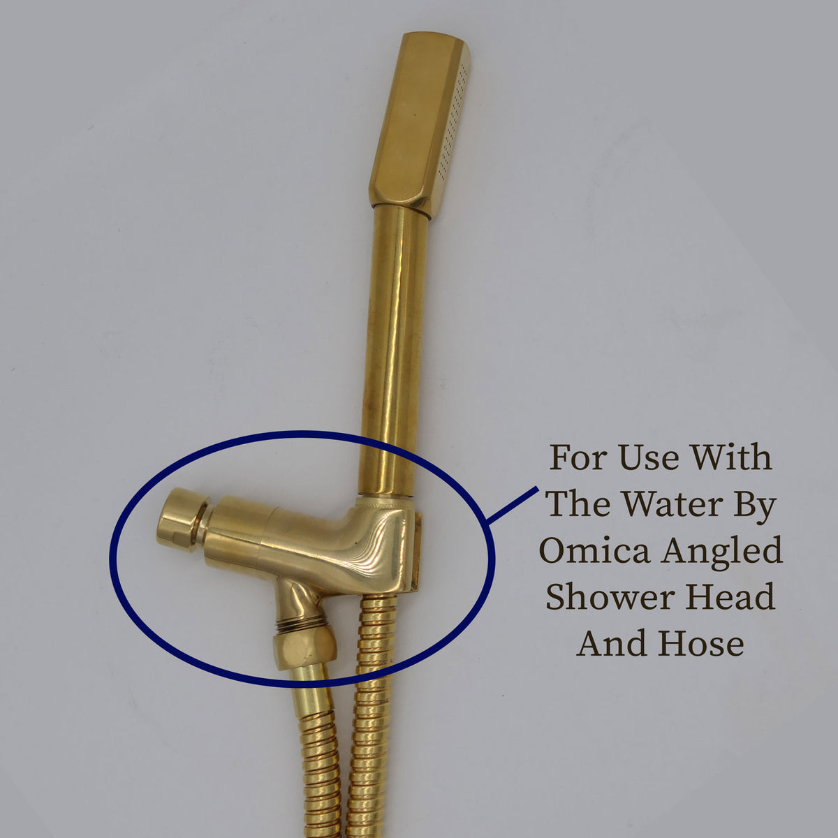 CLOSEOUT: Handheld Shower Head Holder (Solid Brass)