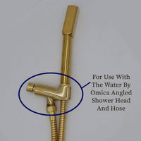 CLOSEOUT: Handheld Shower Head Holder (Solid Brass)