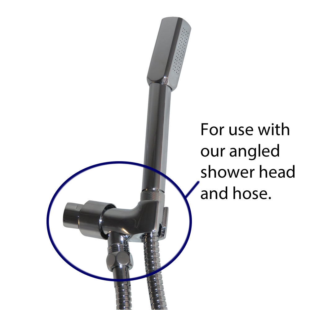 Handheld Shower Head Holder (Chrome Plated Brass)