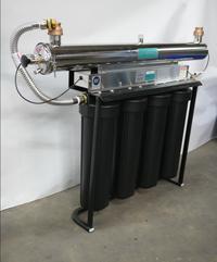 UV Water Purifier 20 GPM - USA Manufactured NSF Approved - with Flex Connector